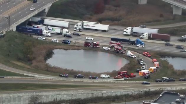 ramp pond aerial